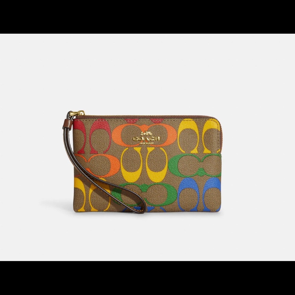 Coach pride collection wristlet